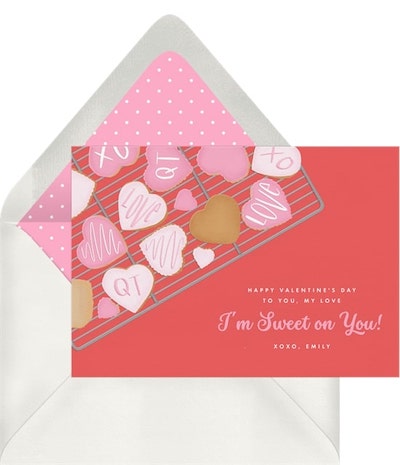 Sweetheart Cookies Card