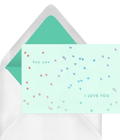 Teeny Hearts Card