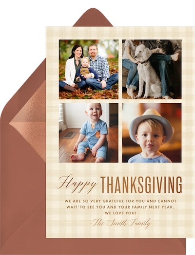 Thanksgiving Quad Card