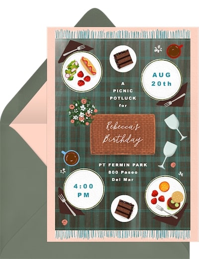 The Perfect Picnic Invitation