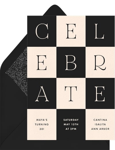 Tiled Invitation