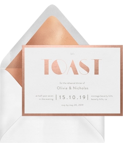 Toast Invitation