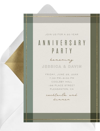 Trendy Tones Invitation