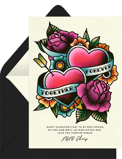 Valentine Ink Card