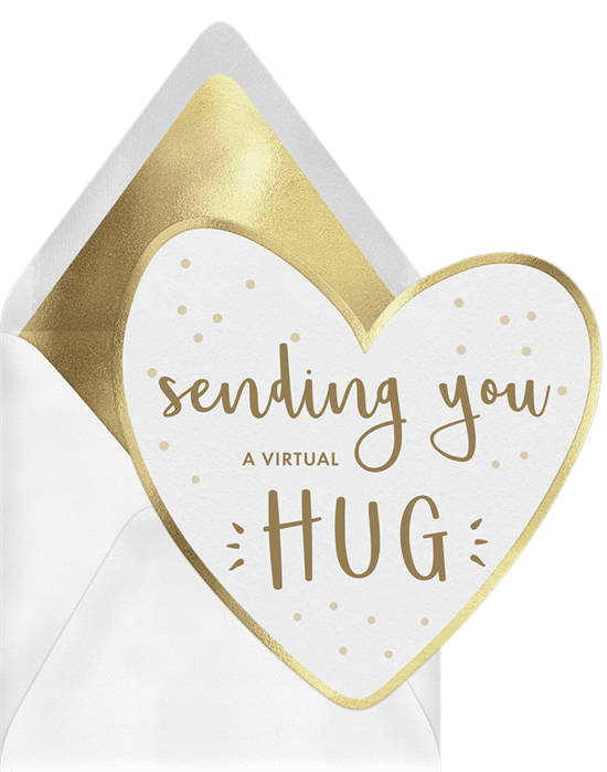 Virtual Hug card