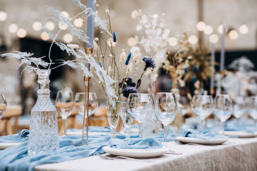 Bridal shower decorations: Wedding table decoration