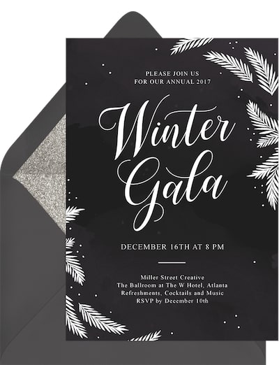 Winter Gala Invitation
