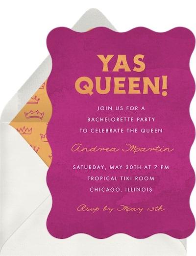 Yas Queen! Invitation