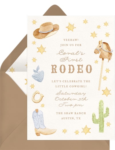 Yeehaw!-Invitation