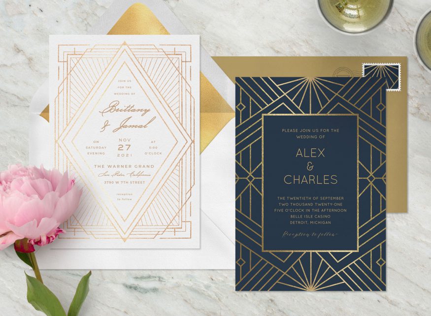 2021 Wedding Color Combination Trends: Gold and Ivory - Pro Wedding Invites