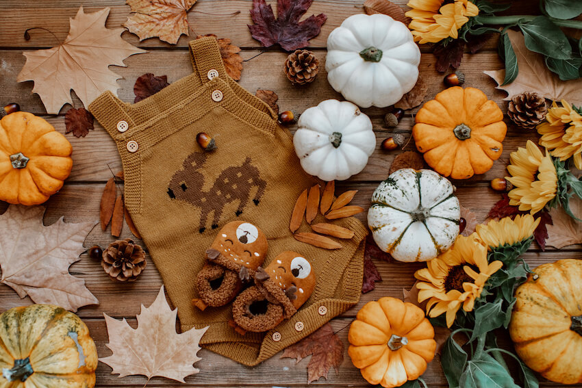 Little Pumpkin - Paper Straw Decor - Fall Birthday Party or Baby