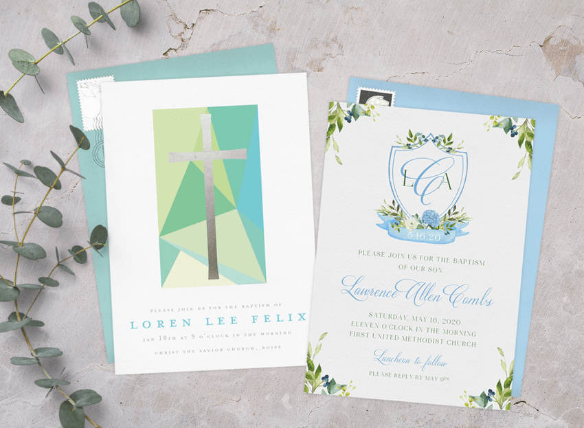 15 baptism invitations to bless your