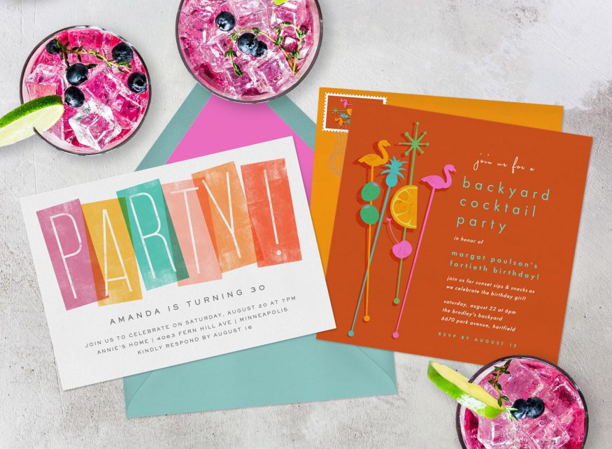 Birthday invitations templates