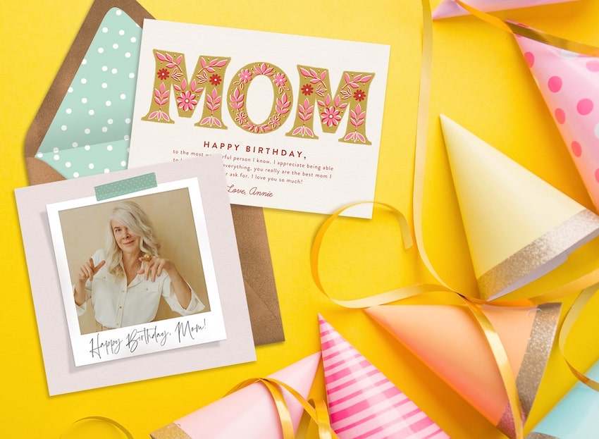 Birthday Cards for Mom You Can Design and Send Right Now