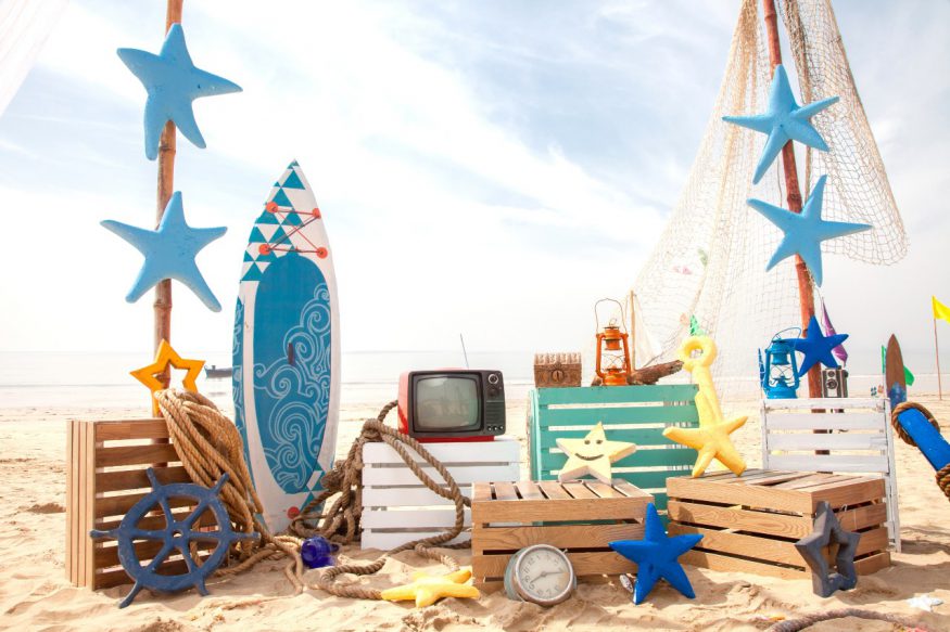 beach party decorations make your own