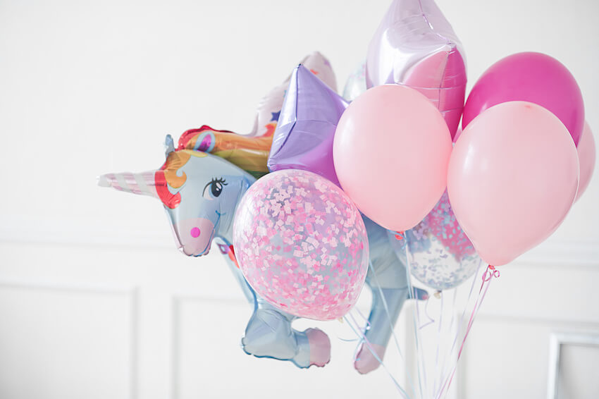 Unicorn Birthday Themed Party Balloon Set, Unicorn Birthday Party  Decorations by Party Eight