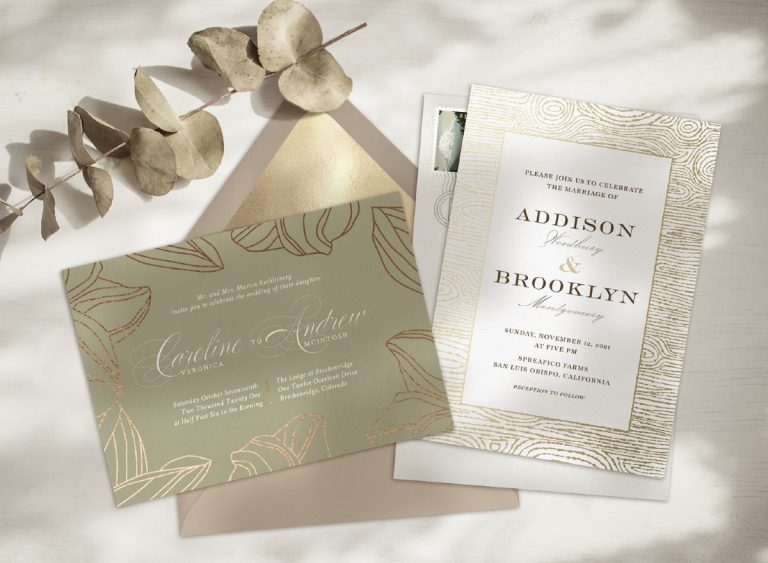 Fall Wedding Invitations: Ideas to Fall in Love With, Plus Wording Advice