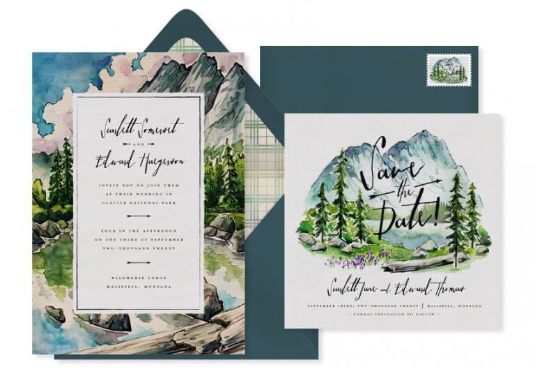 15 National Park Invitations that are Sure to Impress - STATIONERS