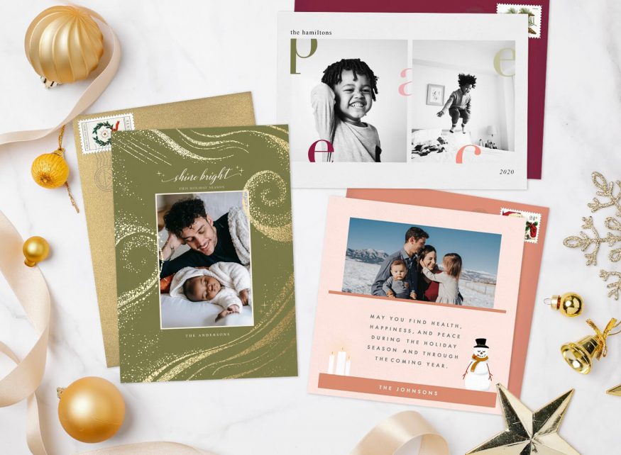 Design Your Own Photo Holiday Cards: No Glue or Glitter Required