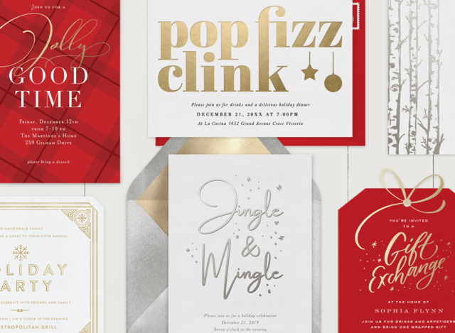 Holiday Party Invitations to Inspire Your End-of-Year Bash