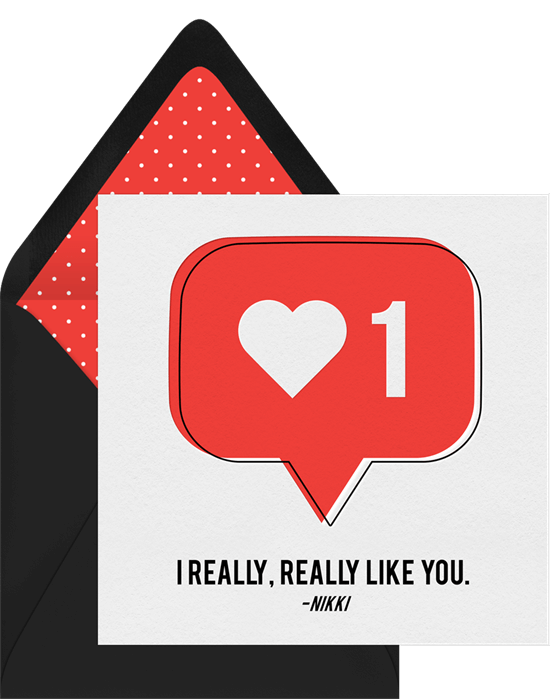 I Like You Punny Valentine's Ecard from Greenvelope