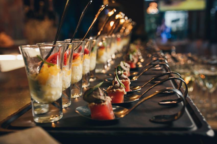 Desserts on a party table