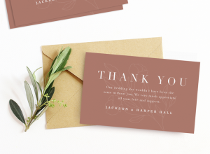 Wedding Thank You Card Wording Ideas to Inspire You - STATIONERS