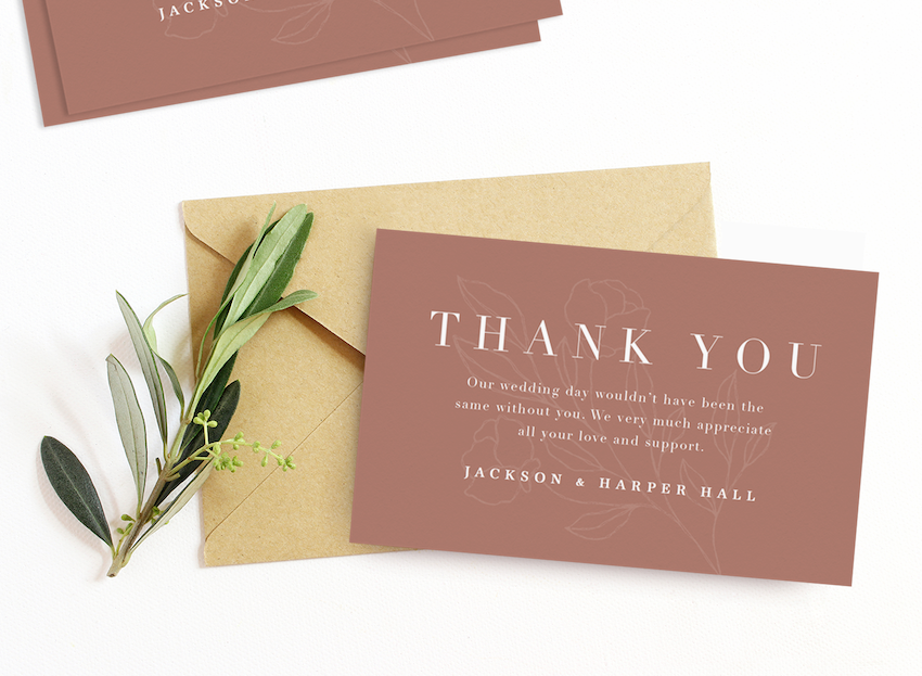 Wedding Thank You Card Wording Ideas To Inspire You STATIONERS