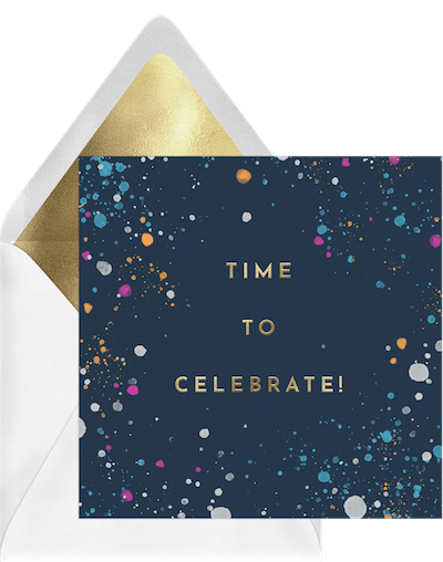 Time to Celebrate! card