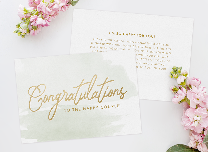 Free Printable Wedding Congratulation Cards