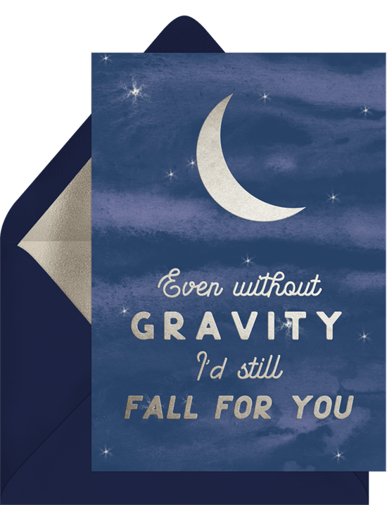Valentines Day quotes: Fall for You Card by Greenvelope