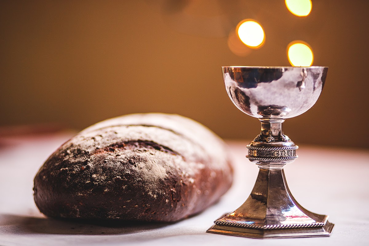 Bread and a chalice from a confirmation