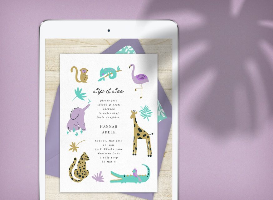 Glam Safari Baby Shower - Baby Shower Ideas - Themes - Games  Baby shower  safari theme, Jungle baby shower theme, Baby shower giraffe