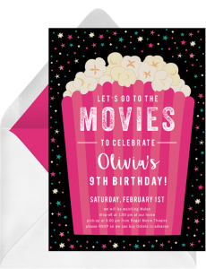 Host the Ultimate Party With These Fun Movie Night Invites and Ideas