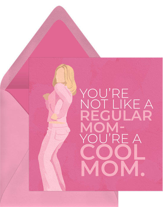 Funny birthday cards: Cool Mom Card