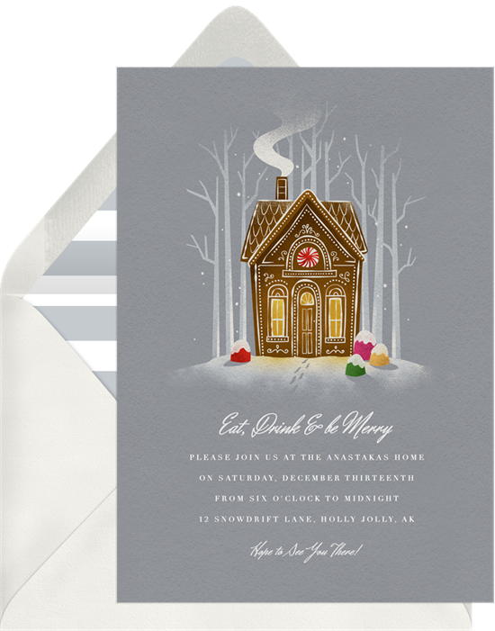 Eat, Drink & Be Merry: Christmas party invitations