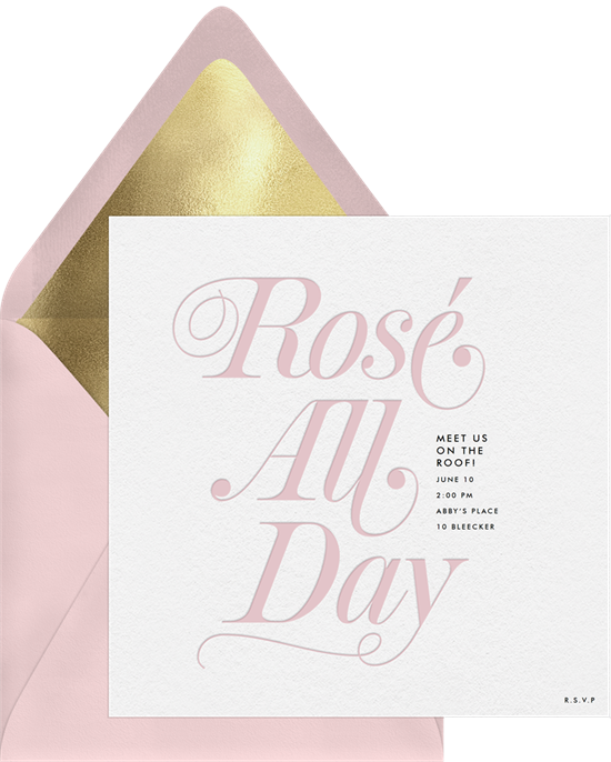 Rose All Day Invitations to add your Mother's Day sayings to