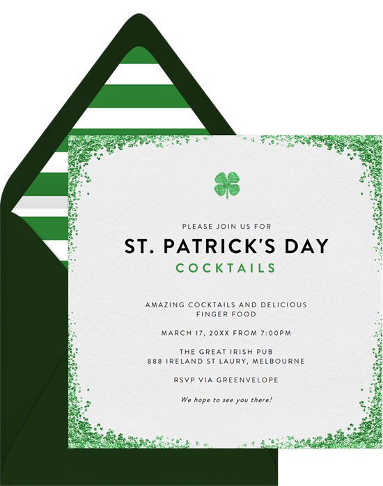 The Best St Patricks Day Sayings For Your Party Invitations