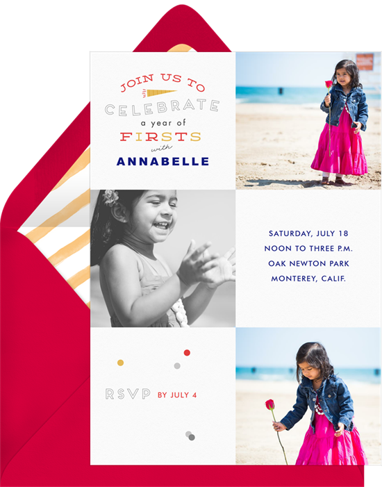 photo invitations: photo grid invite