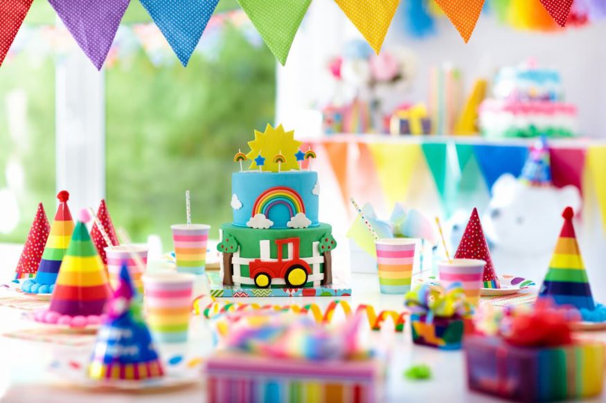 Reusble Pastel Rainbow Party Decorations for Birthday Parties