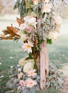 wedding fall backdrop