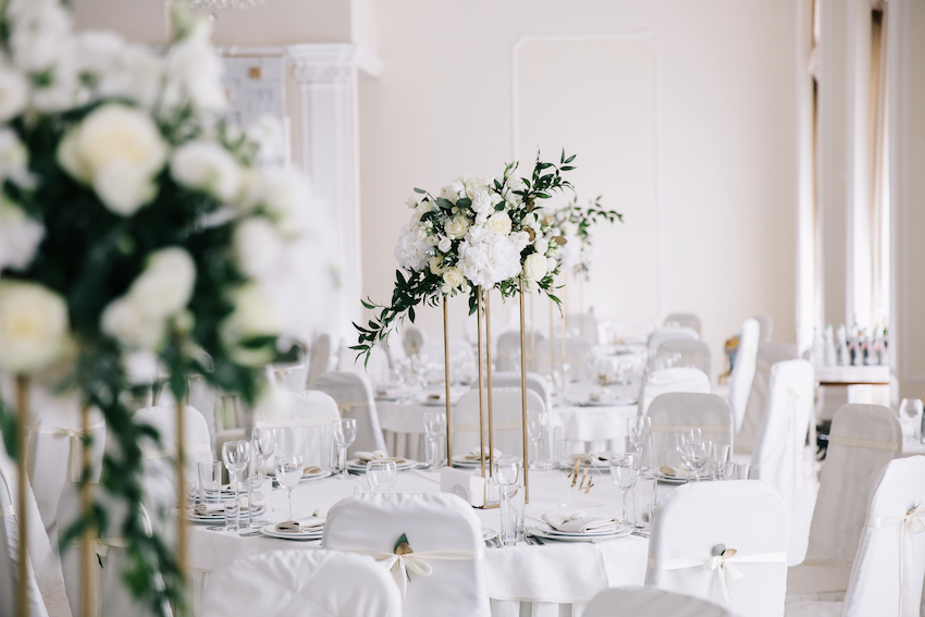 An All-White Dinner Party  White party decorations, White dinner