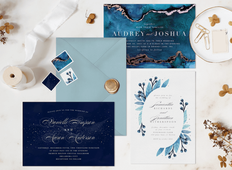 12 Winter Wedding Invitations to Match Your Wonderland Theme