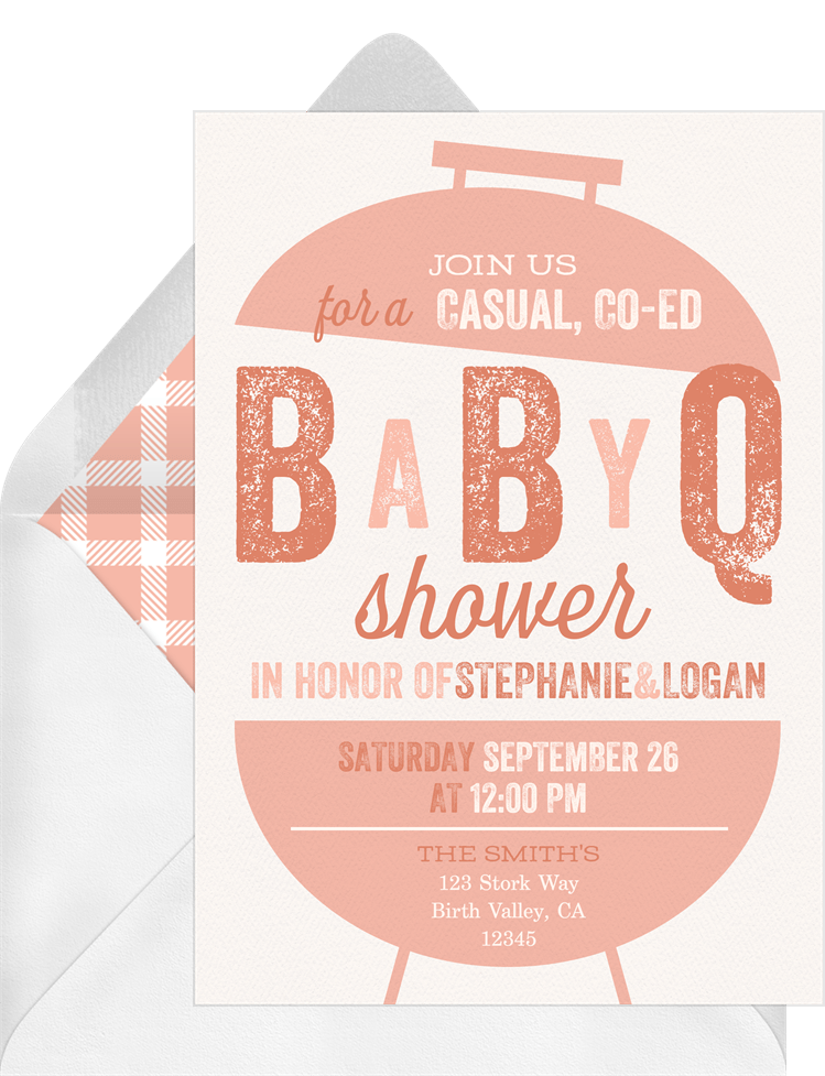 Download Baby Q Grill Invitations Greenvelope Com