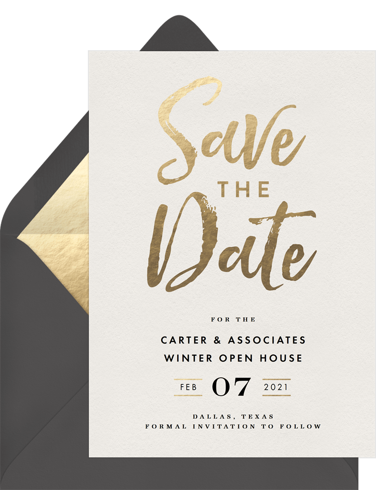 Chic Party Save The Dates Greenvelope Com