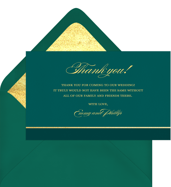 Classic Border Thank You Notes in White | Greenvelope.com