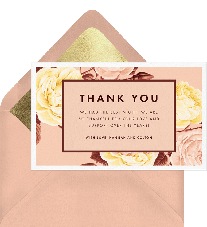 Floribunda Thank You Notes