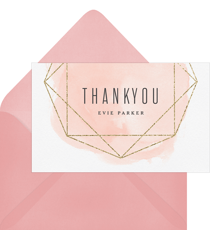 Gold Glitter Gem Invitations Greenvelope Com