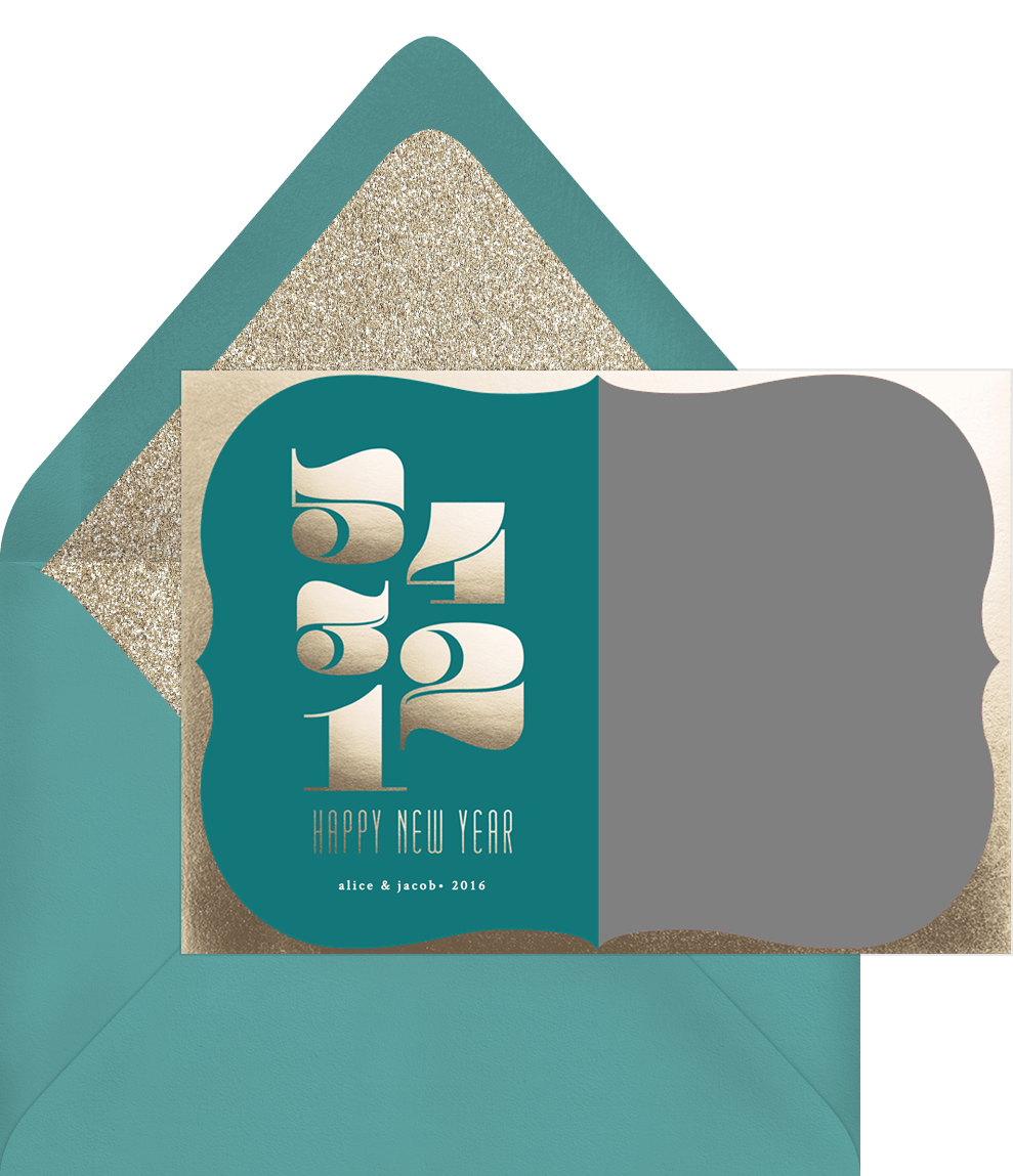 Golden Countdown Cards | Greenvelope.com