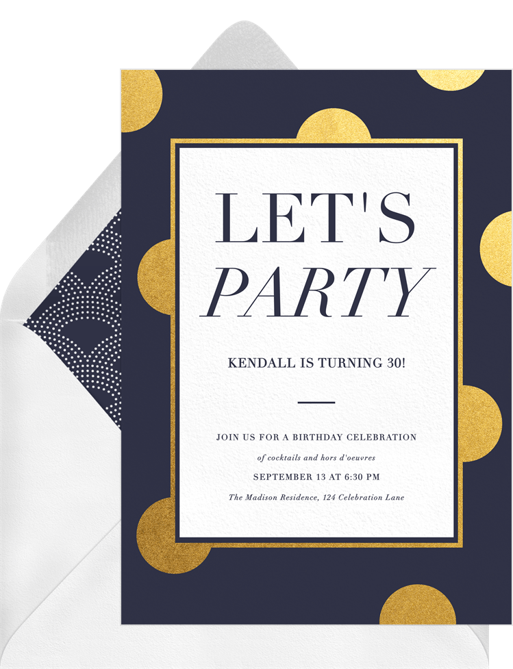 Celebration Party Invitations with Envelopes Lot 2 Packs Silver Polka Dot NEW 16 872671027408 